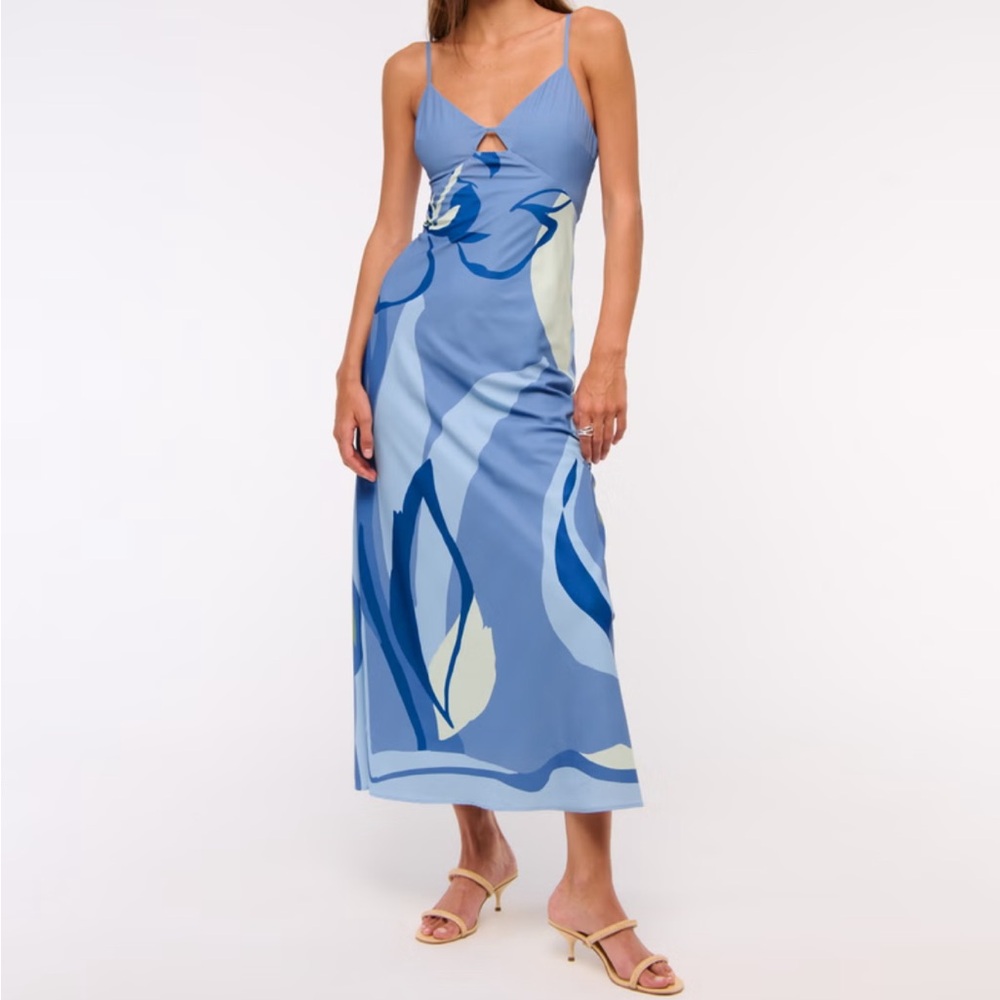 The A&F Julia Slip Cutout Maxi